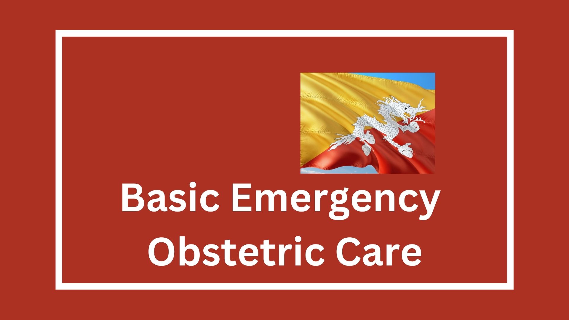Basic Emergency Obstetric Care